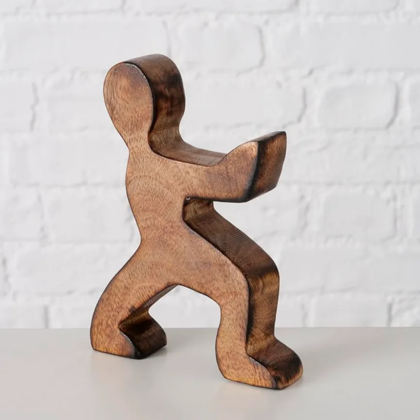 Figur "Stoppy" Männchen braun detail