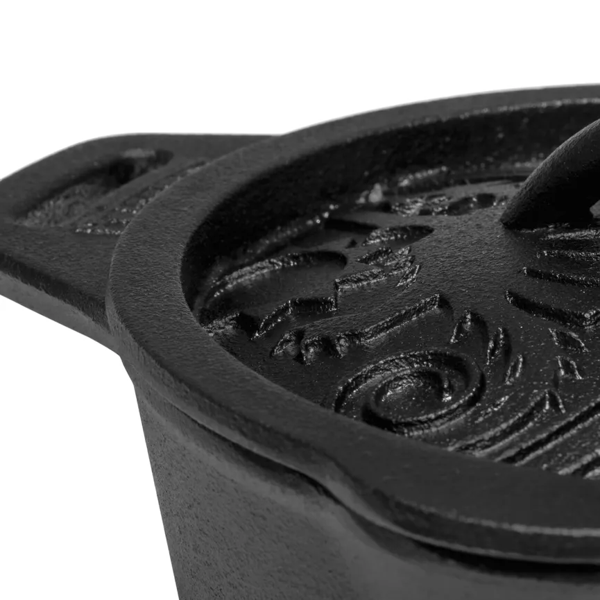 Kasserolle mit Deckel detail
