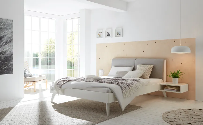 Holzbett milieu