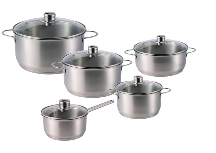 Berndes Topfset Silber 5tlg.