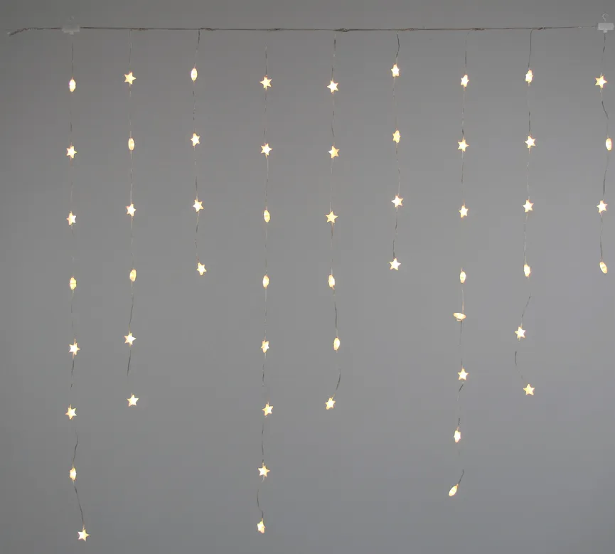 Lichtervorhang "Stern" 108LED hauptaufnahme