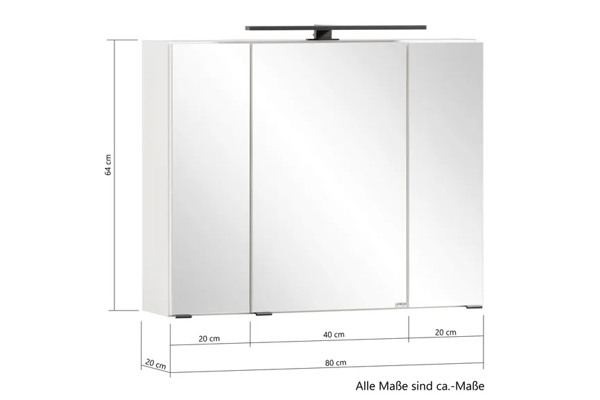 Spiegelschrank detail