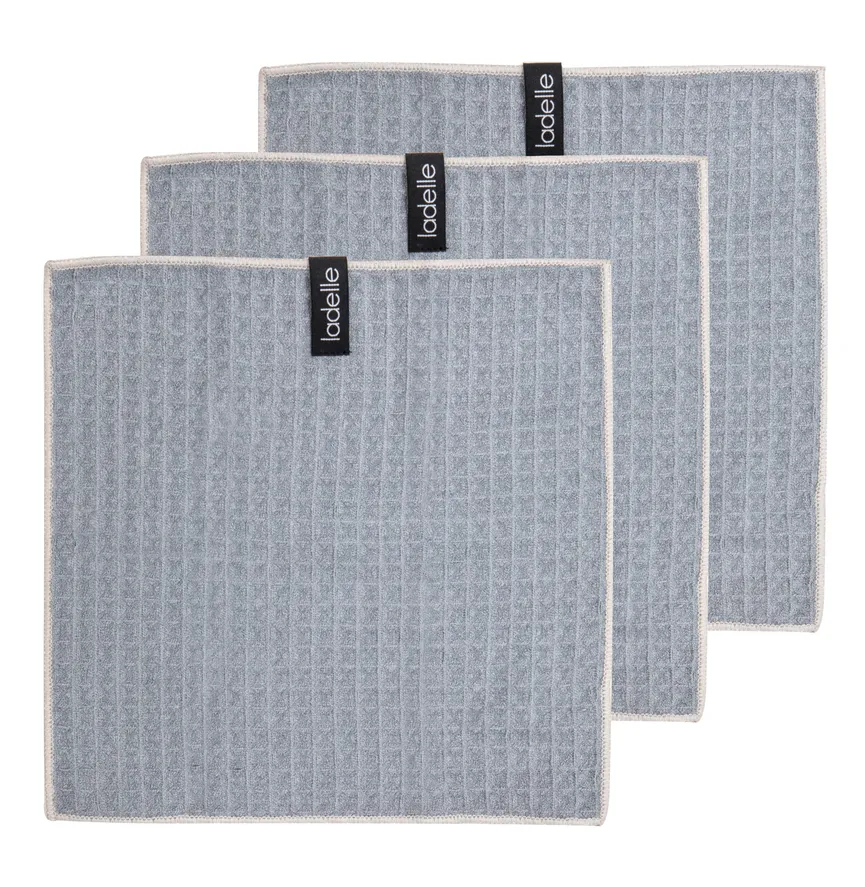 Spültücher "Waffle" grau hauptaufnahme