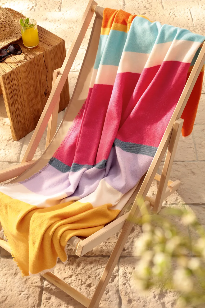Plaid Nizza Stripe milieu
