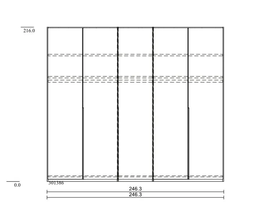 Drehtürenschrank detail