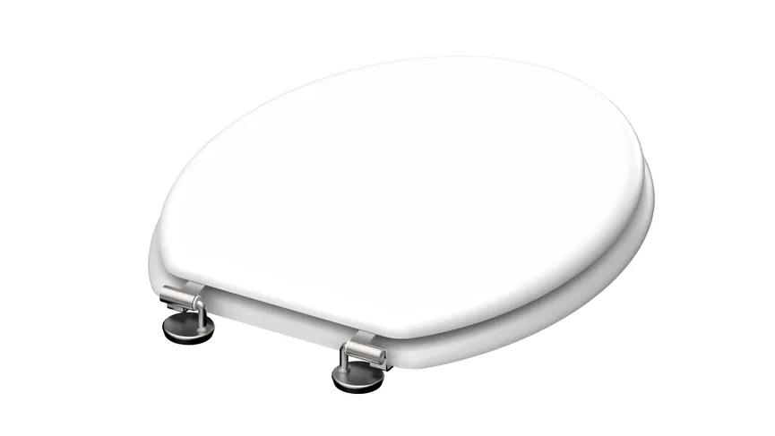 WC-Sitz weiss MDF detail