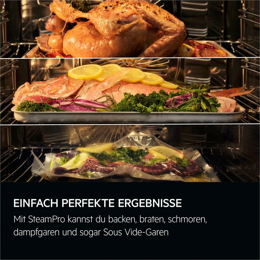AEG Einbaubackofen detail