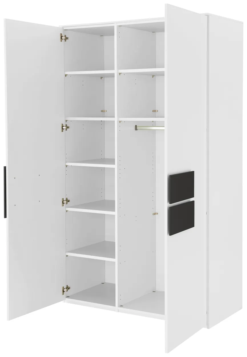 Kleiderschrank 2-trg. detail