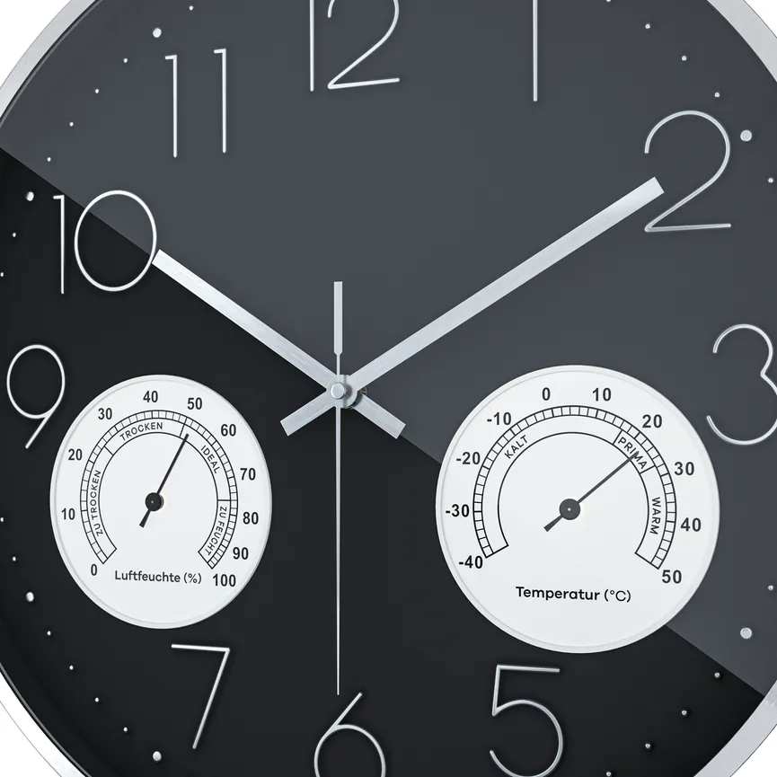 Quarz-Wanduhr detail