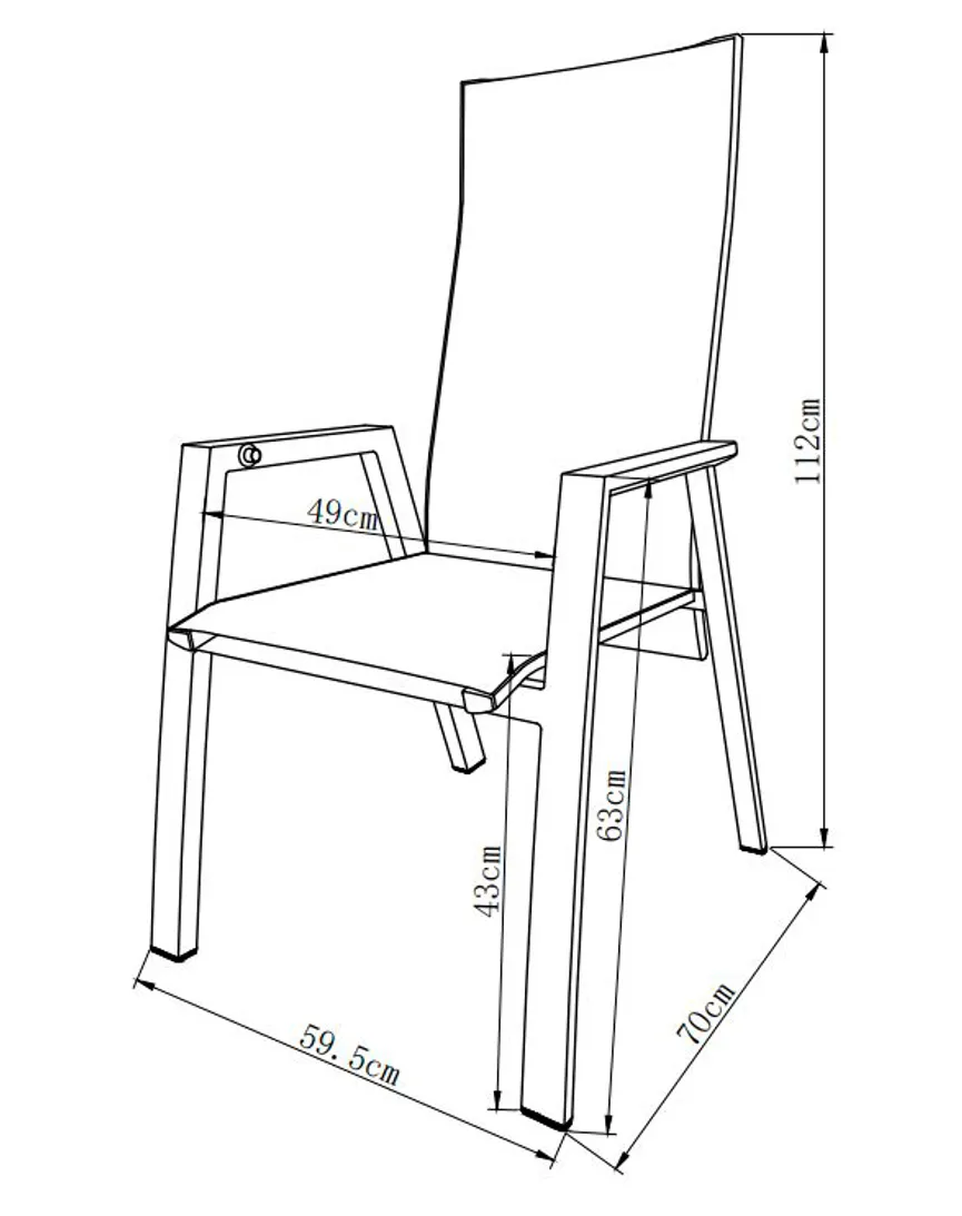 Sessel Stapelbar detail