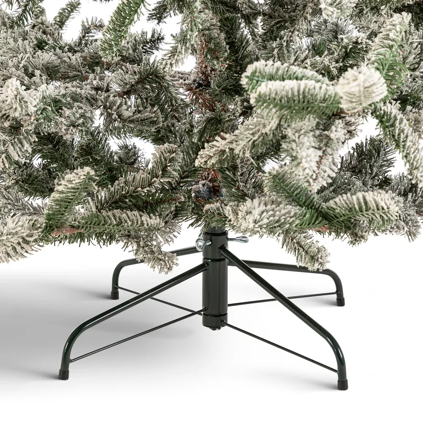 Tannenbaum L grün-weiß detail