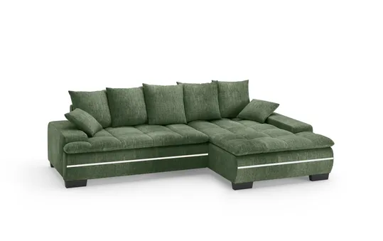 Ecksofa mit LED-Beleuchtung