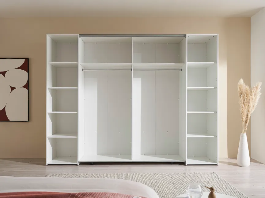 Schwebe-/Drehtürenschrank detail