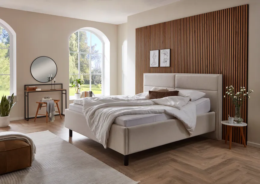 Polsterbett mit Lift-Funktion detail