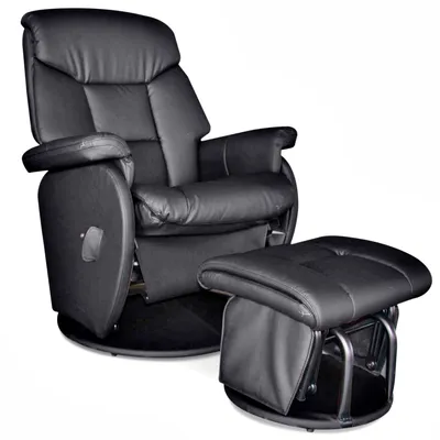 Stillstuhl mit Hocker