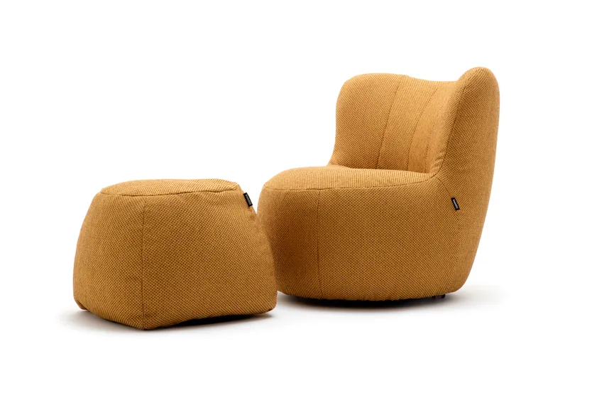 Pouf-R173 rund detail