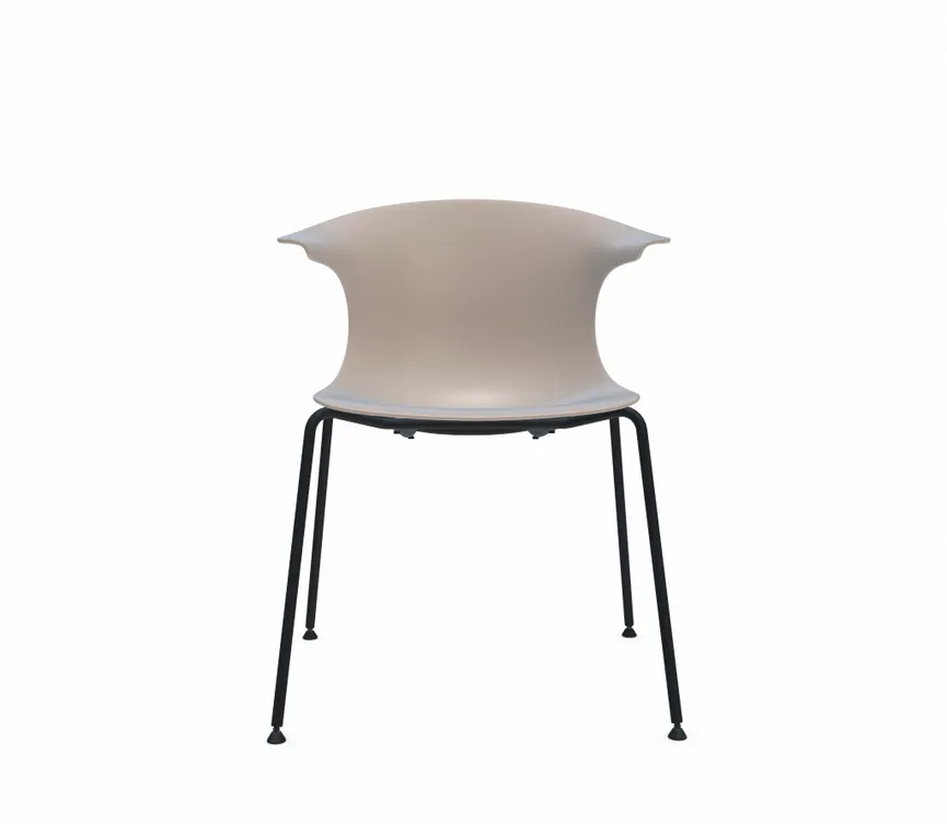 Stuhl 4 Legs black detail