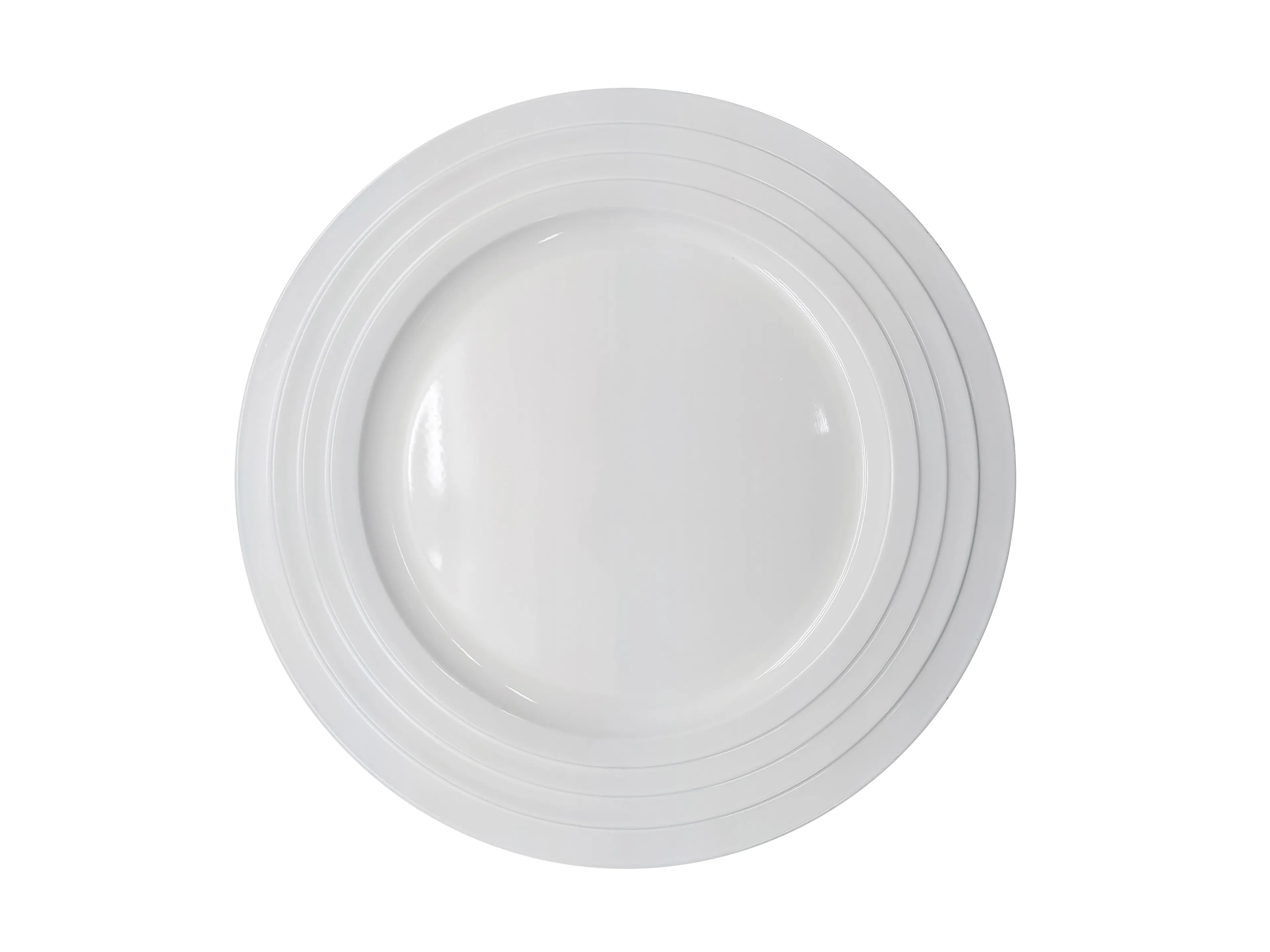 Deko-Teller Rillen Ø 33 cm
