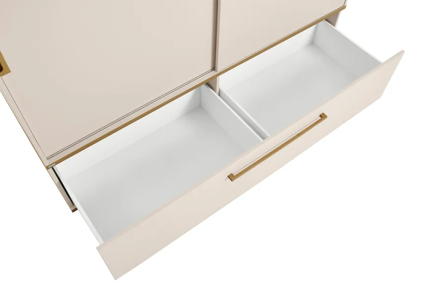 Schwebetürenschrank 2-trg. detail