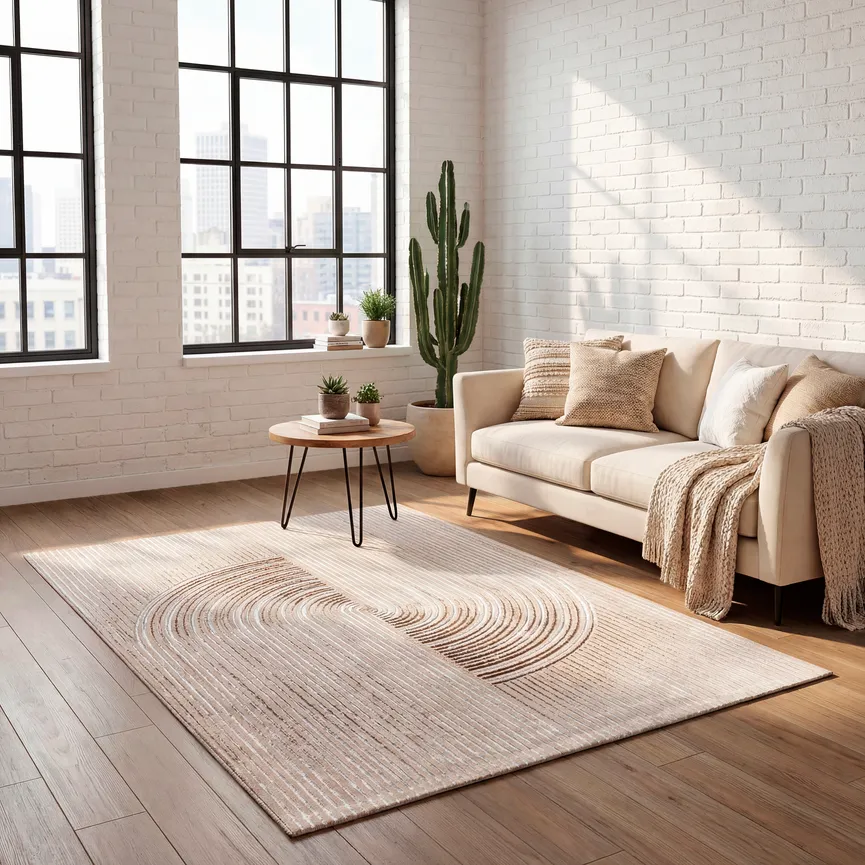 Designteppich milieu