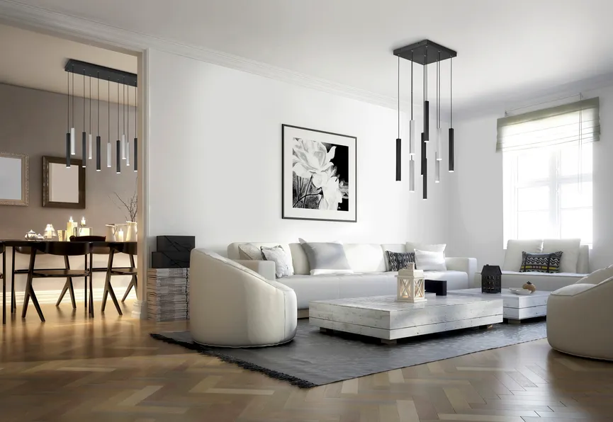 LED-Pendelleuchte "Civeto" milieu