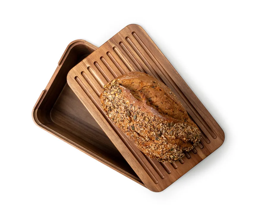 Brotkasten Akazie detail