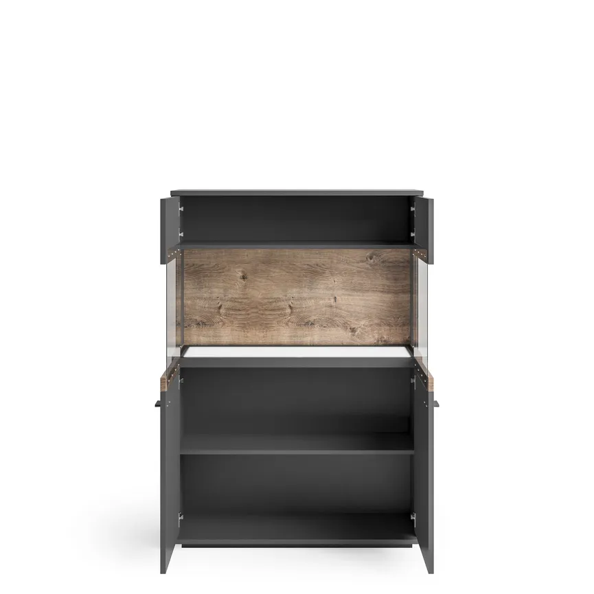 Highboard 2-trg., detail