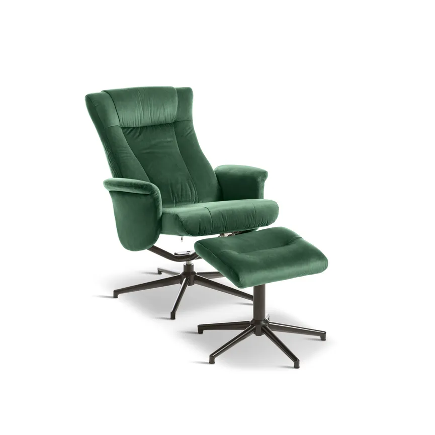 Relaxsessel + Hocker detail