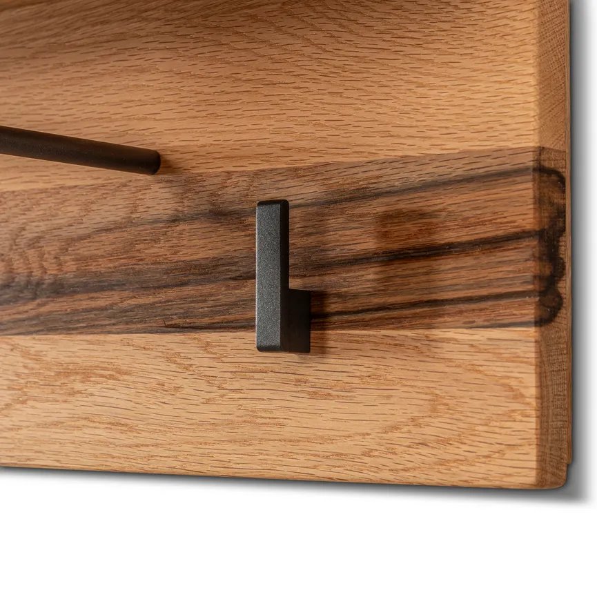 Wandgarderobe detail