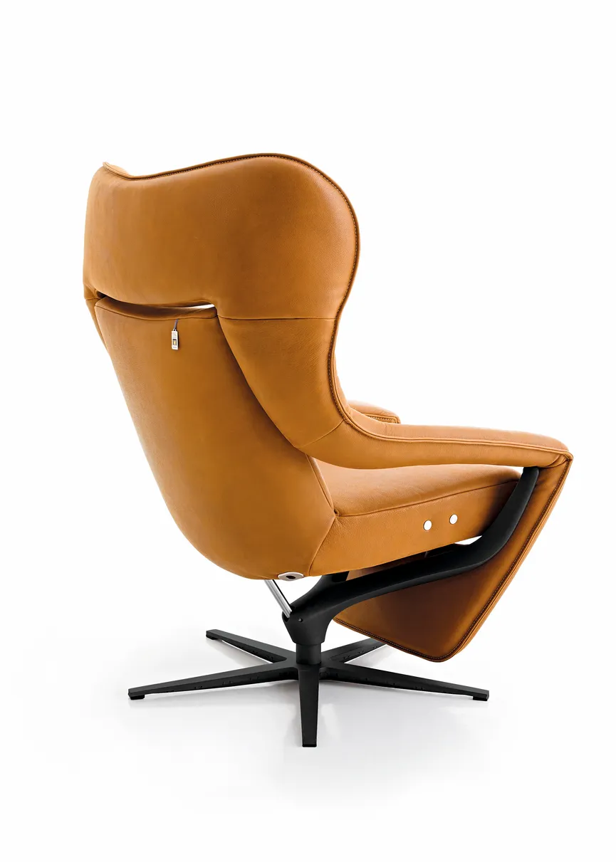 Sessel Yoko-1 DK schwarz detail