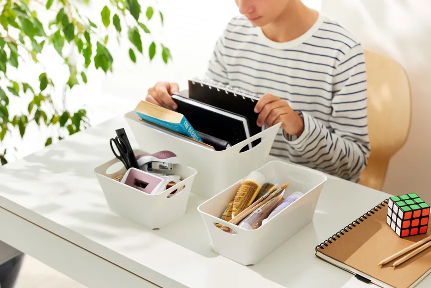 Box "Living" 1,5 Liter weiß milieu