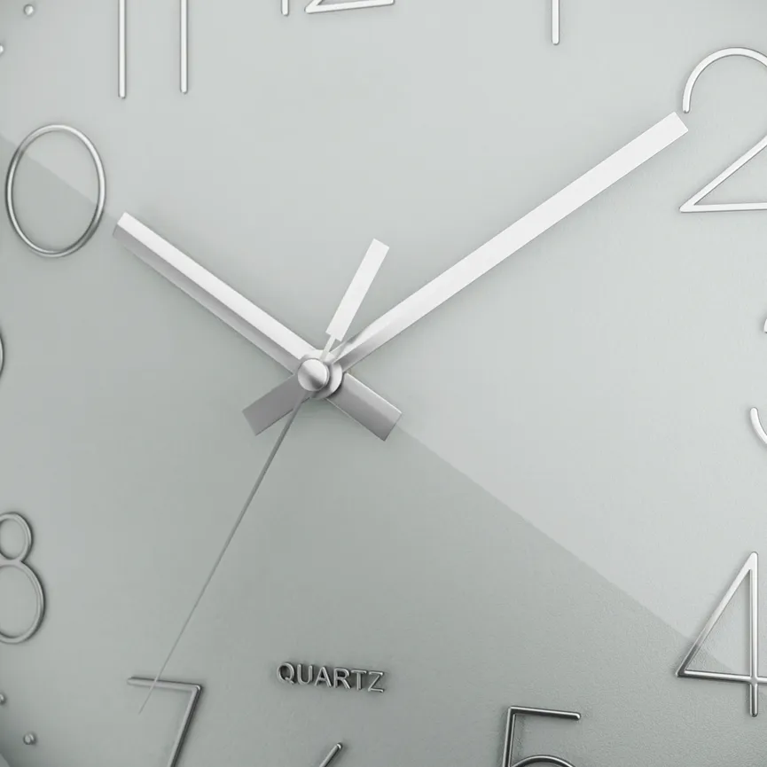 Quarz-Wanduhr detail