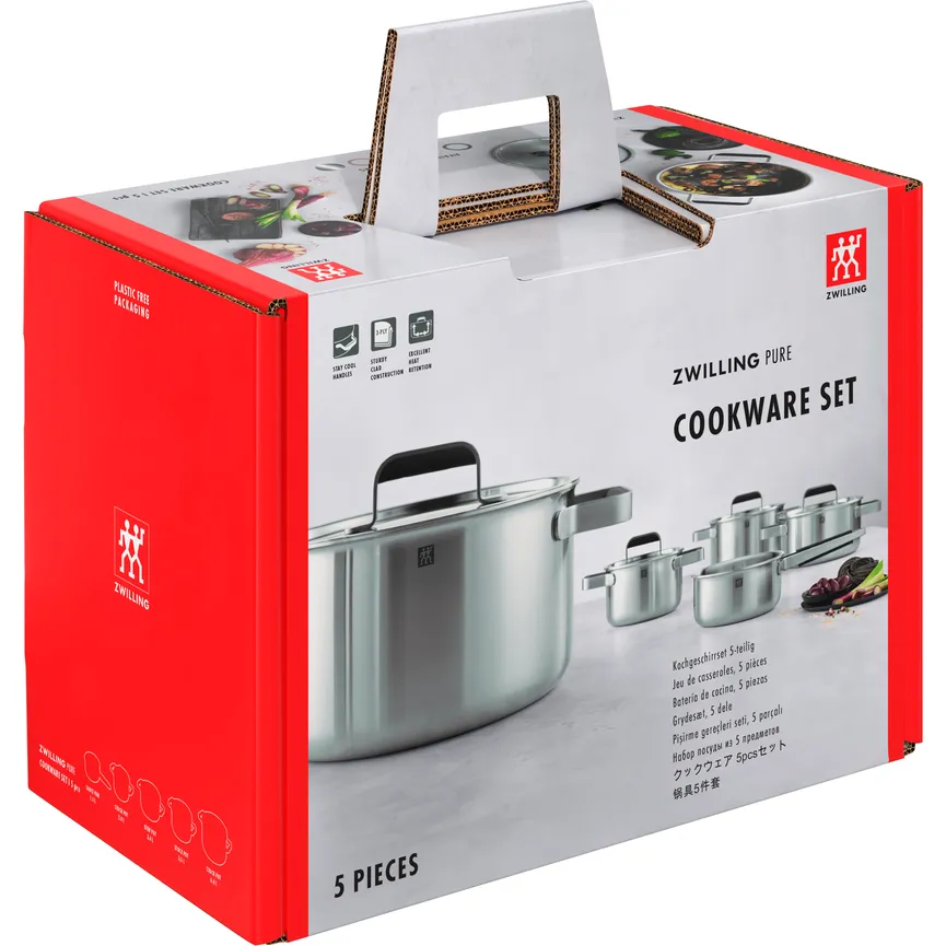 Topfset Pure 5tlg. Edelstahl detail