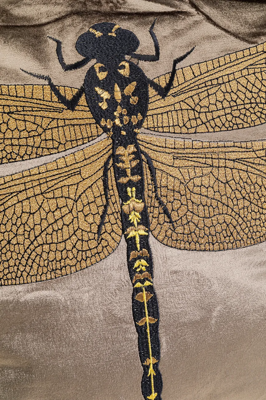 Kissen "Glitter Dragonfly" detail
