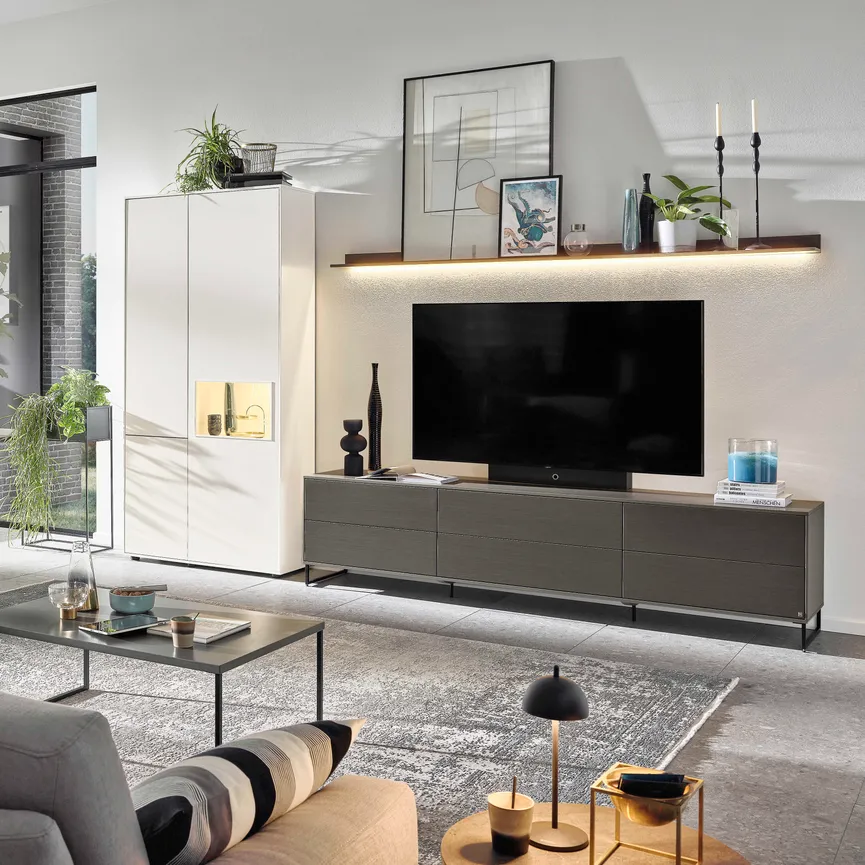 Vitrine inkl. Beleuchtung milieu