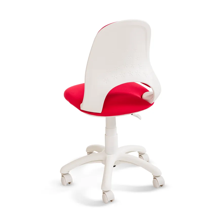 Drehstuhl rot detail