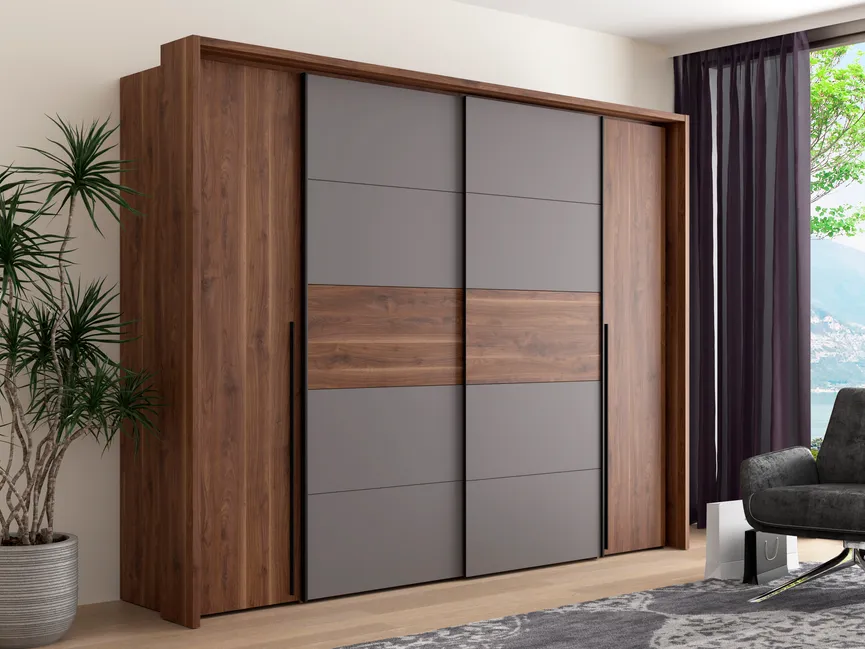 Schwebe-/Drehtürenschrank detail