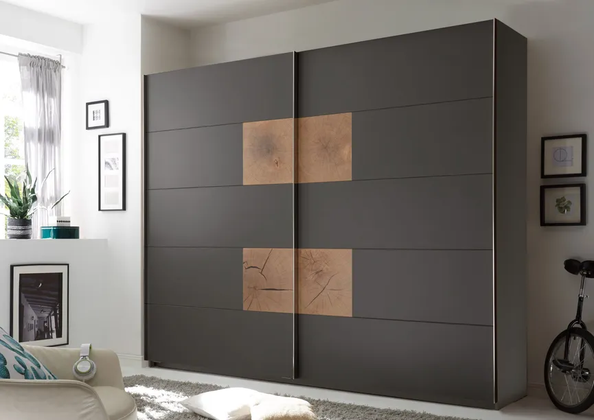 Schwebetürenschrank 2-trg. milieu