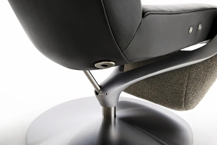 Sessel Yoko-3 DT nickel detail