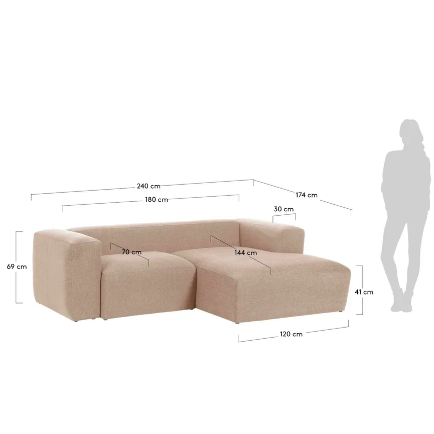 Ecksofa 2-Sitzer detail