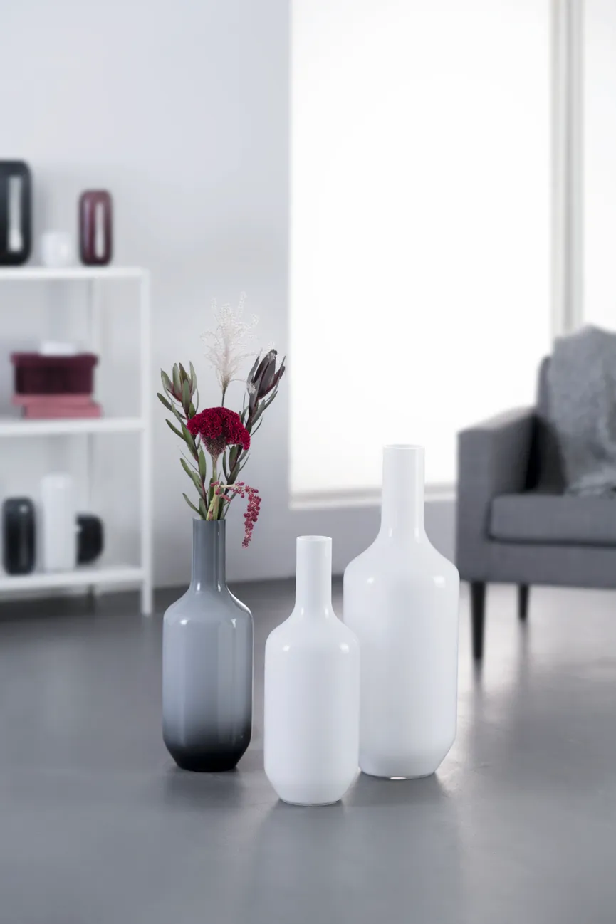 Vase "Milano" grau milieu