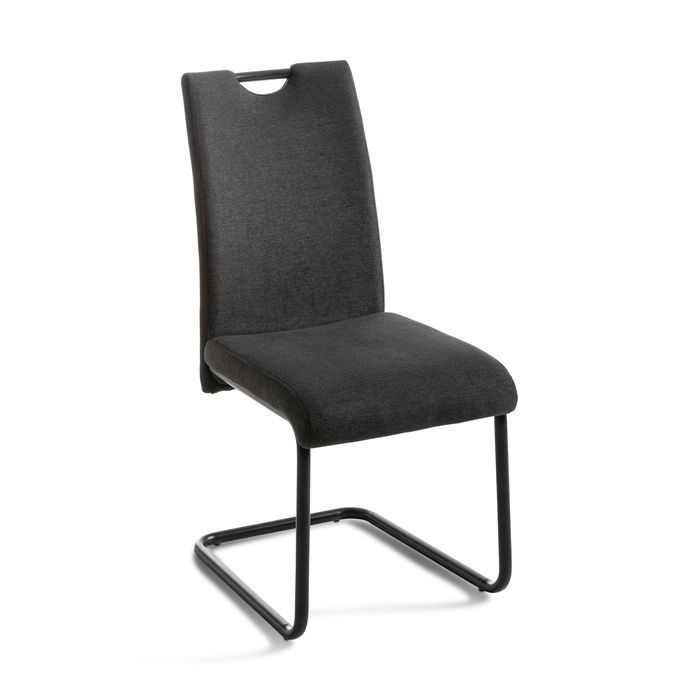 Freischwinger Schwarz Bandino