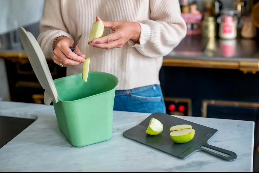 Tischmülleimer "Bibo" grün milieu