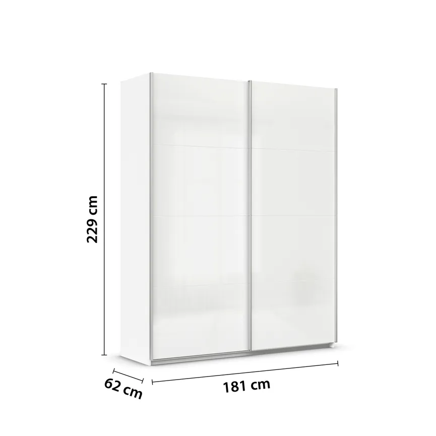 Schwebetürenschrank 2-trg. detail