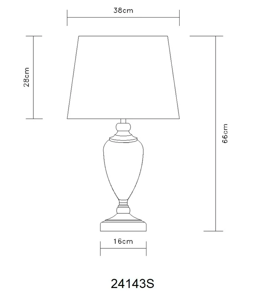 Tischleuchte "Leila" detail