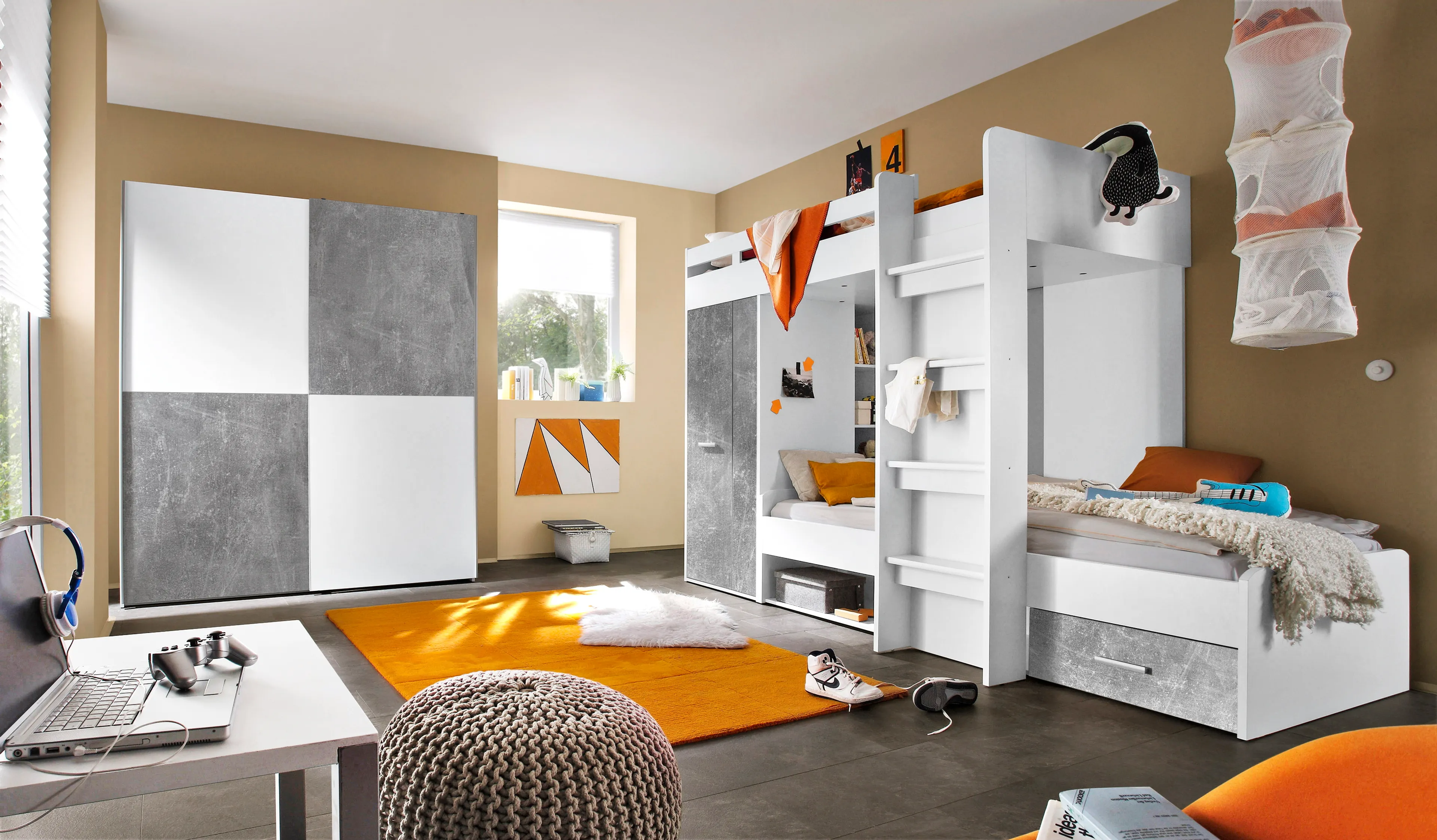 Schwebetürenschrank  Puls 170 x 195 cm