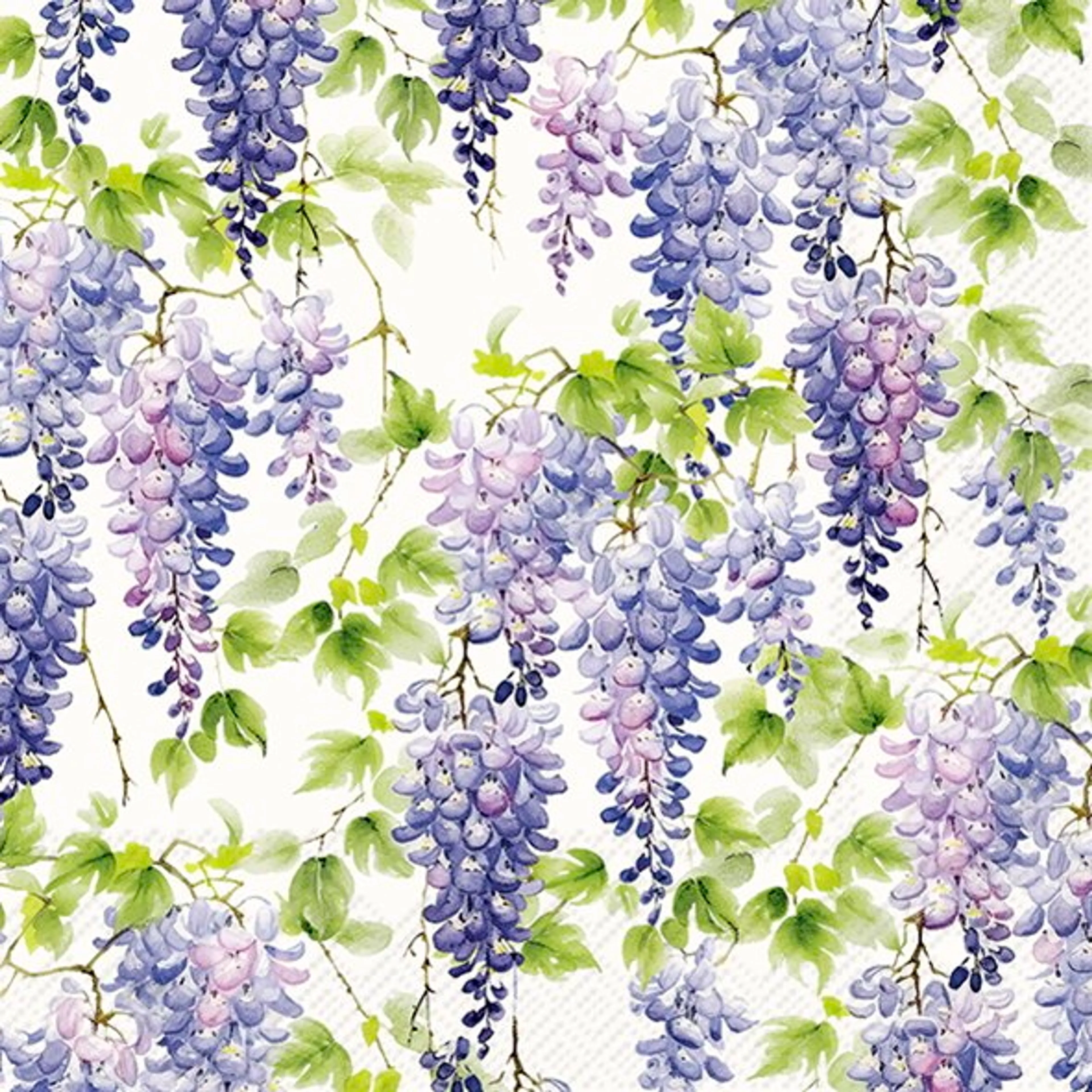 Serviette Purple Wisteria 20tlg.
