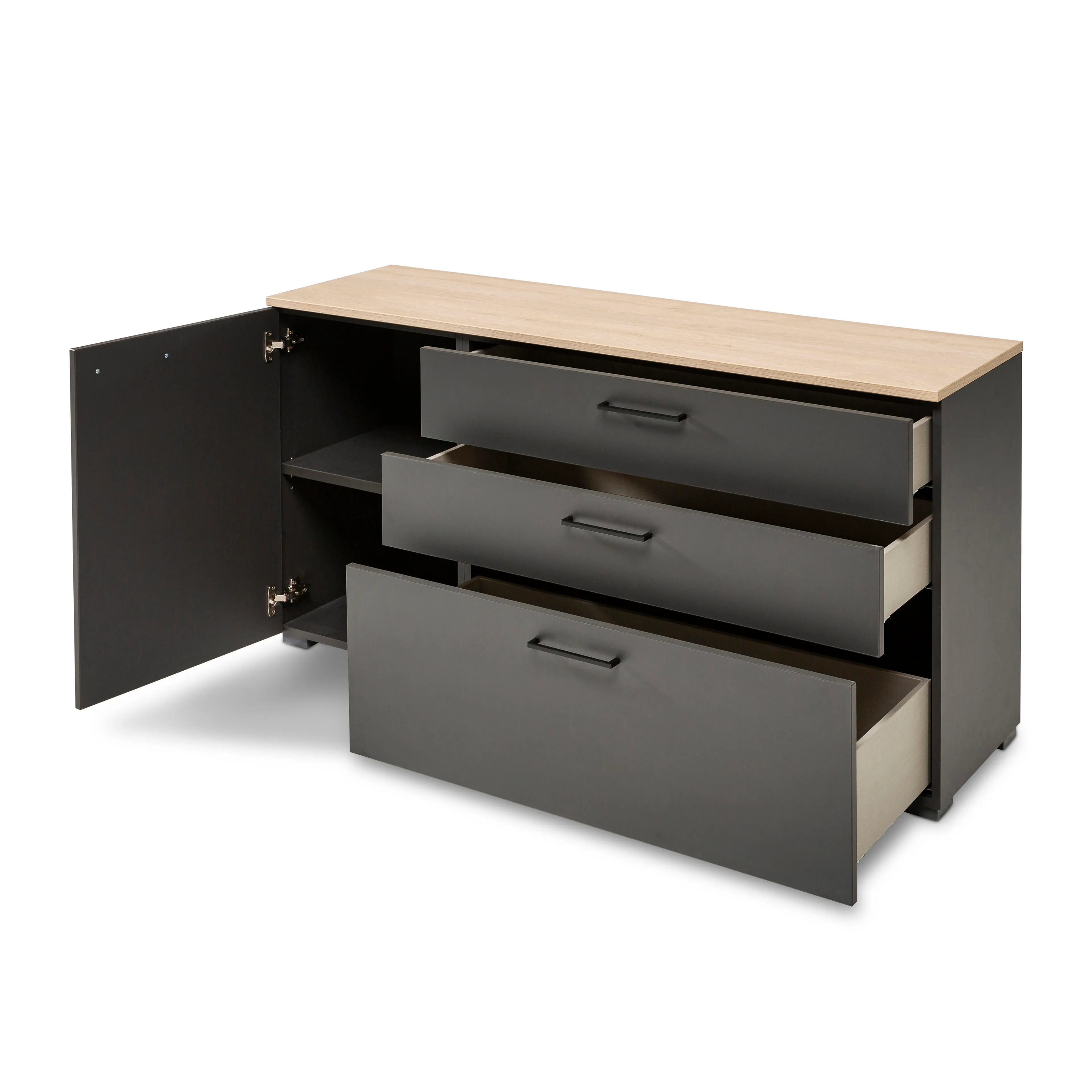 Kommode inkl. Deckplatte Cocoon 3tlg.
