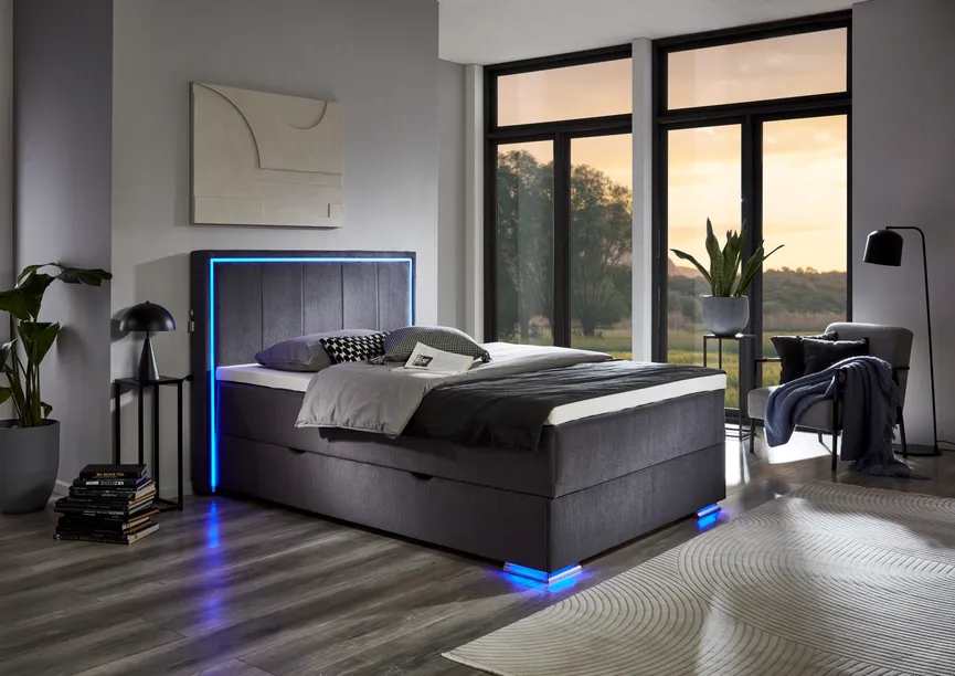 Boxspringbett 140x200 cm milieu