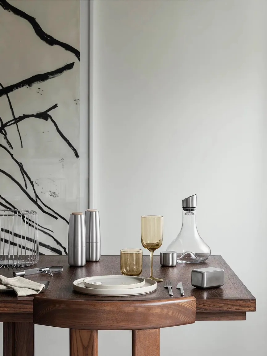 Suppenteller "Pilar" pewter milieu